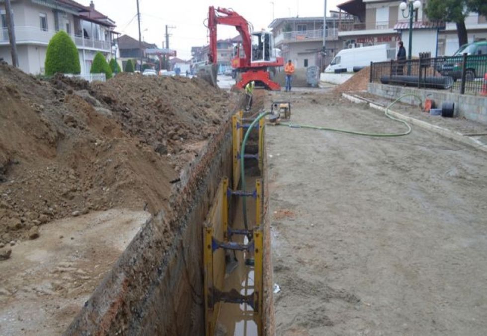 Ολοκλήρωση κατασκευής έργων αποχέτευσης ακαθάρτων στους οικισμούς Καλυβίων και Κουβαρά